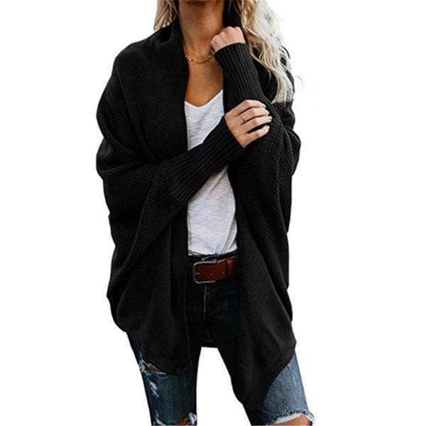 Women Bat Sleeve Sweater Coats for Women